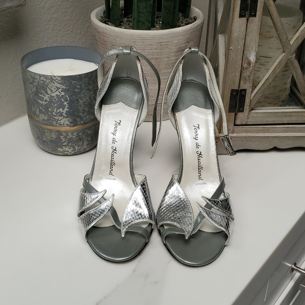 Terry de Havilland Silver shoes